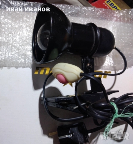 лампа с щипка , снимка 2 - Други - 49865951