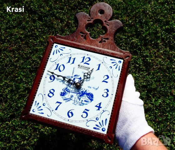 Blessing немски стенен часовник. , снимка 4 - Антикварни и старинни предмети - 34166593