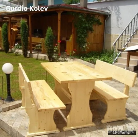 Изработка на Дървена маса ,столове детайли за веронди , снимка 2 - Дърводелски услуги - 50065969