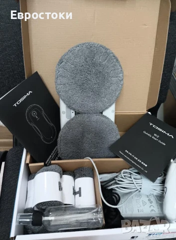 Робот за почистване на прозорци Tosima W2, 3800PA, смарт навигация, дистанционно управление, снимка 7 - Прахосмукачки - 50812307