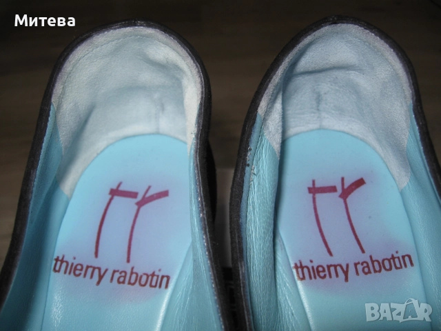 Thierry Rabotin дамски велурени обувки 36 номер, снимка 4 - Дамски елегантни обувки - 52790085