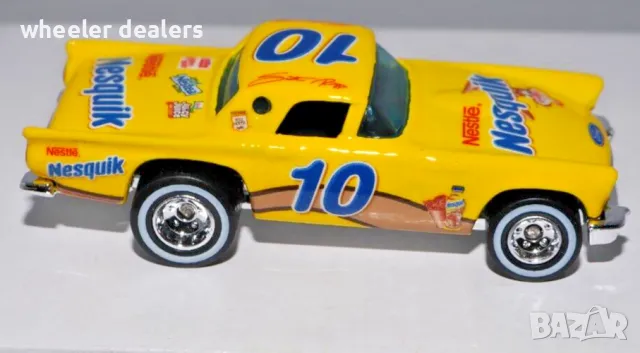 Метална количка Hot Wheels 1957 T-Bird Real Riders, снимка 3 - Коли, камиони, мотори, писти - 50429360