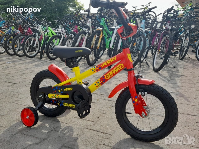 GEPARD Велосипед 12" JERRY червен, снимка 7 - Велосипеди - 53758859