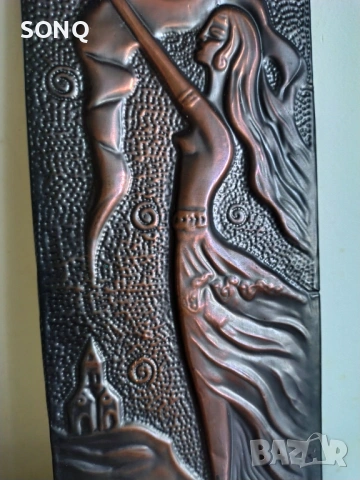 Красива Старо Руско Медно Пано №2, снимка 3 - Пана - 53456608