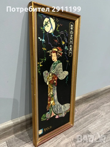 Картина с гейша, 2 бр., снимка 3 - Картини - 53395090