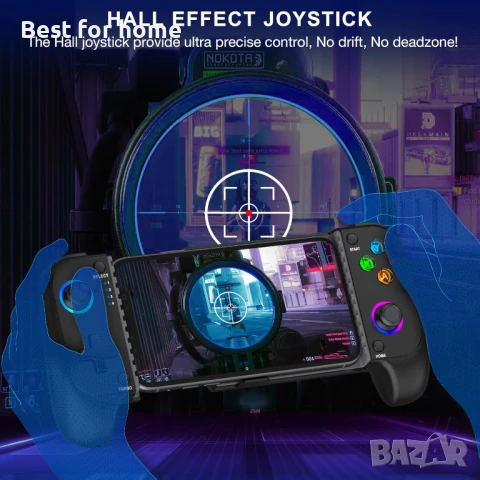  NinjaPlus OXБезжичен контролер за телефон за iPhone/Android с джойстик Hall, снимка 2 - Аксесоари - 50683564