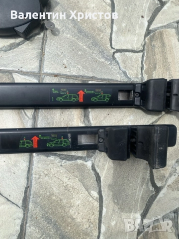 ски багажник Thule за 4 чифта ски + подарък напречни греди, снимка 5 - Аксесоари и консумативи - 55786341