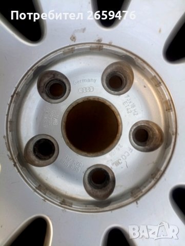 Единични джанти АУДИ 16" 18", снимка 4 - Гуми и джанти - 41430397
