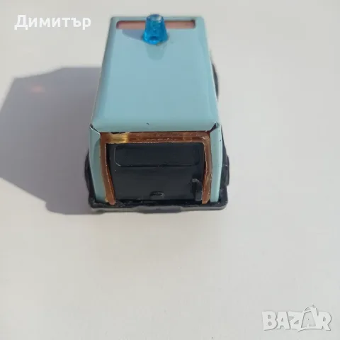 Ретро метална количка „Народна милиция“ – завод МИР Разград (СОЦ играчка), снимка 3 - Колекции - 55790127