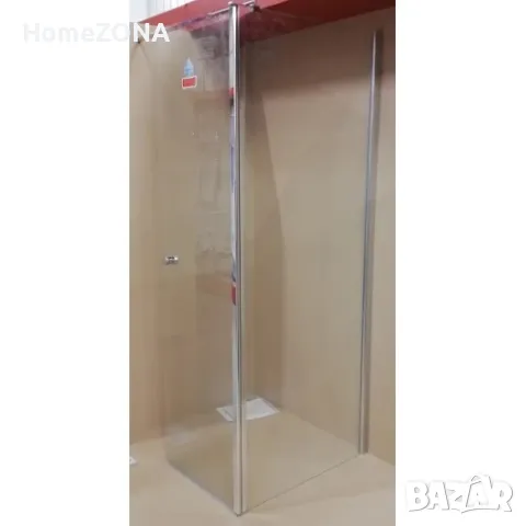 Параван за баня с люлееща врата GRANDE Sanoflex, 160x195 см, хром, снимка 4 - Паравани - 49385208