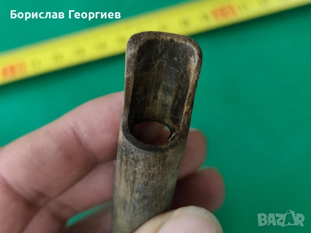 Стара дървена свирка, снимка 2 - Антикварни и старинни предмети - 52477611