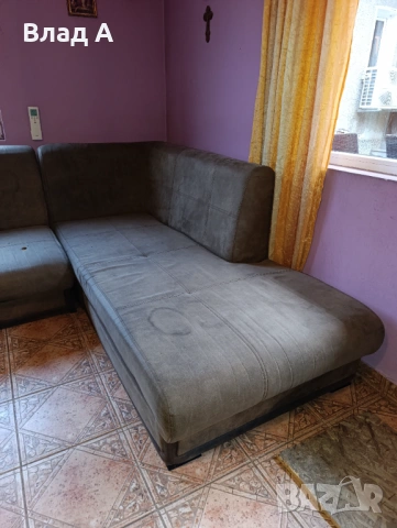 Продавам диван Принцес 2, Запазен, лежанка с две ракли, снимка 6 - Дивани и мека мебел - 53595724