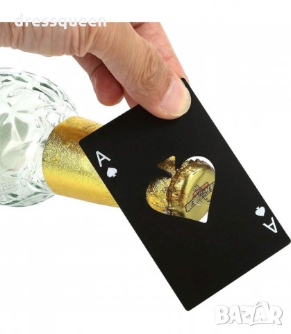 29002 Метална отварачка Асо пика, в джобен размер, снимка 13 - Други - 34266251