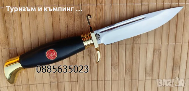 Нож с фиксирано острие Finka, снимка 17 - Ножове - 39458884