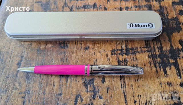 химикалка Пеликан Джаз в метална кутия, Peliкan Jazz Classic K35, цвят фуксия и други, снимка 11 - Ученически пособия, канцеларски материали - 40213012