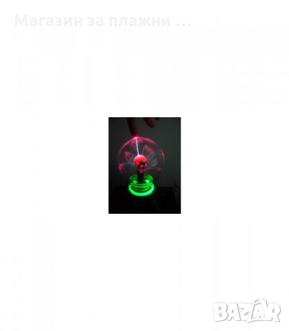 Плазмена топка Plasma Light, Сменяща цвят при допир, Многоцветна - код 0647, снимка 3 - Декорация за дома - 34445667
