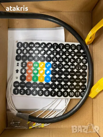 Дистанционно управление с 6 бутона, снимка 3 - Индустриална техника - 50182047