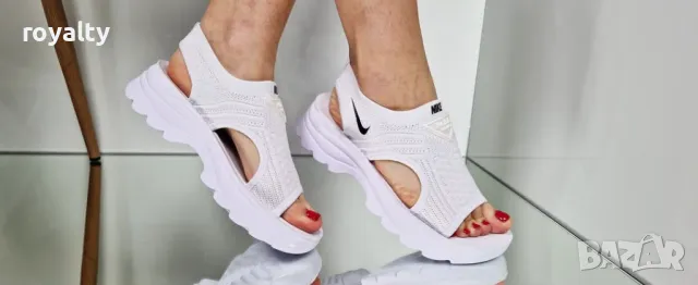 Nike бели дамски сандали , снимка 4 - Сандали - 50394264