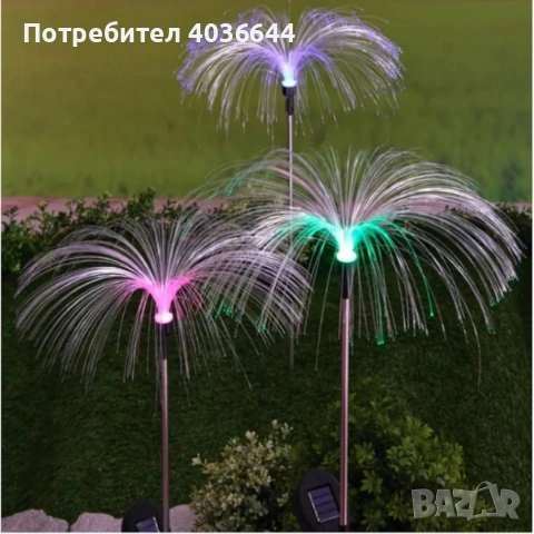 Комплект соларни лампи за градина