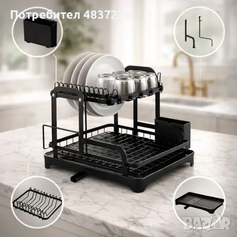 Сушилници за съдове с оттичане на водата. , снимка 3 - Други - 55708660