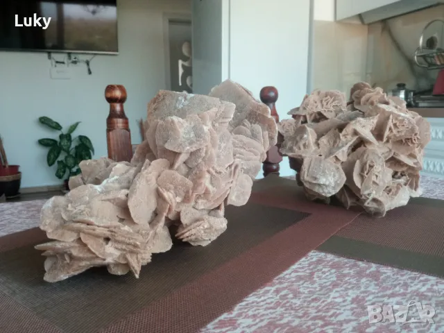 Огромни и прекрасни Пустинни рози от Сахара.Обявената цена е за двете.