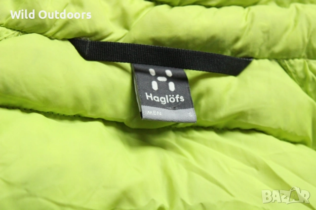HAGLOFS Rock down hood men - мъжки олекотено пухено яке, S, пухенка, снимка 6 - Якета - 52540472