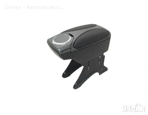 Подлакътник за автомобили универсален черен с карбон