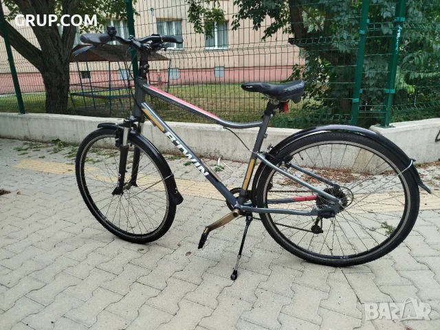 Градско Трекинг B'TWIN Riverside 500 inside 28цола 9скорости  ТОП СЪСТОЯНИЕ Алуминиев , снимка 2 - Велосипеди - 55804813