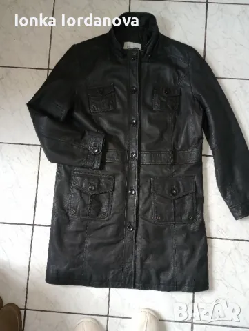 Палто естествена кожа, размер М, снимка 4 - Якета - 48048967