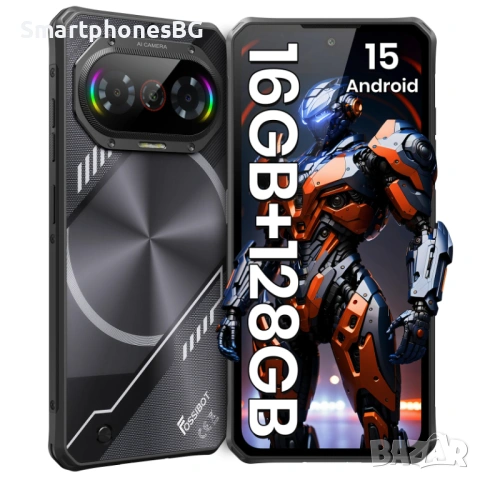 Fossibot F114 16GB RAM 128GB ROM Ultra Slim с IP68 защита