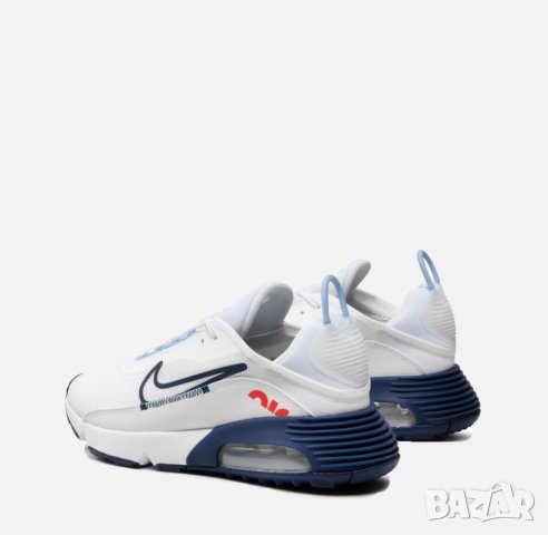 НАМАЛЕНИЕ !!! Мъжки маратонки Nike Air Max 2090 White/Blue DM2823-100 №46, снимка 4 - Маратонки - 41211624