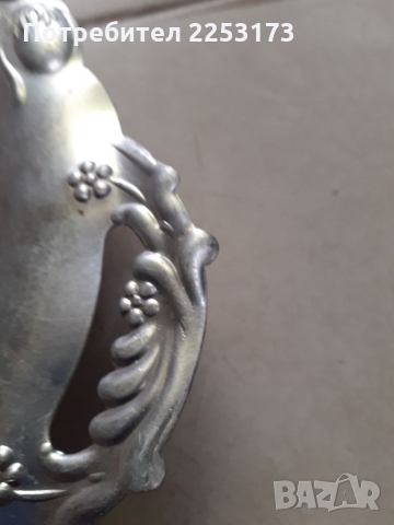 Алуминиев поднос съветски и свещник бронз Дания, снимка 3 - Декорация за дома - 36092535