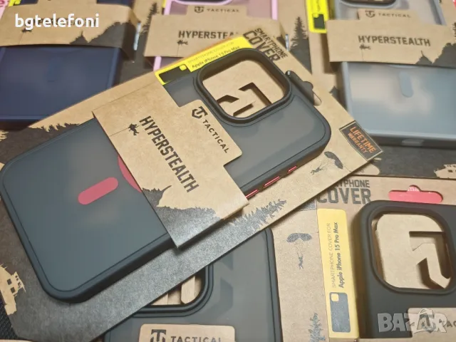 IPhone 15 Pro Max Magsafe Tactical луксозен гръб, снимка 5 - Калъфи, кейсове - 48695206