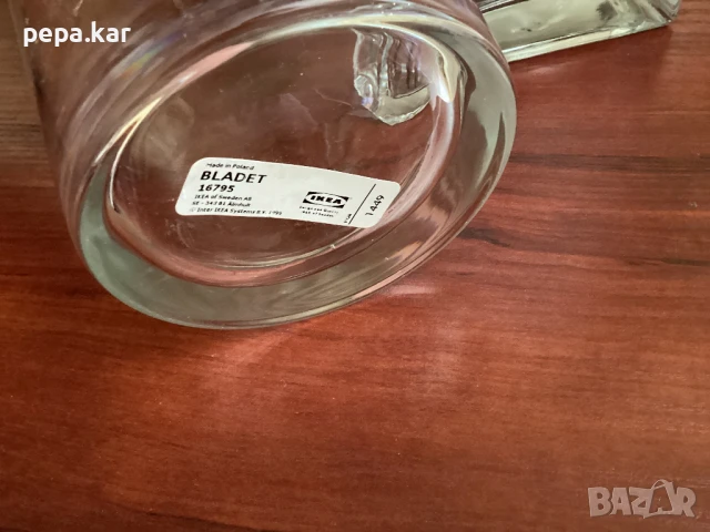 Вази,стъклени,30 и 22 см, снимка 4 - Други - 51156943