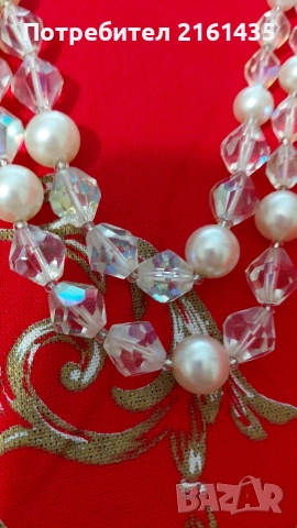 Прекрасно колие от 60-те години на миналия век Яблонекс Чехословакия , снимка 8 - Антикварни и старинни предмети - 52932729