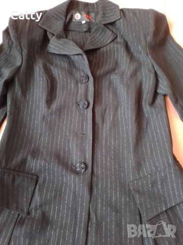 Дамско черно сако, снимка 4 - Сака - 40481751