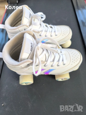 Детски ролкови кънки QUAD 100, от Декатлон, за момиче. , снимка 2 - Детски маратонки - 53721511