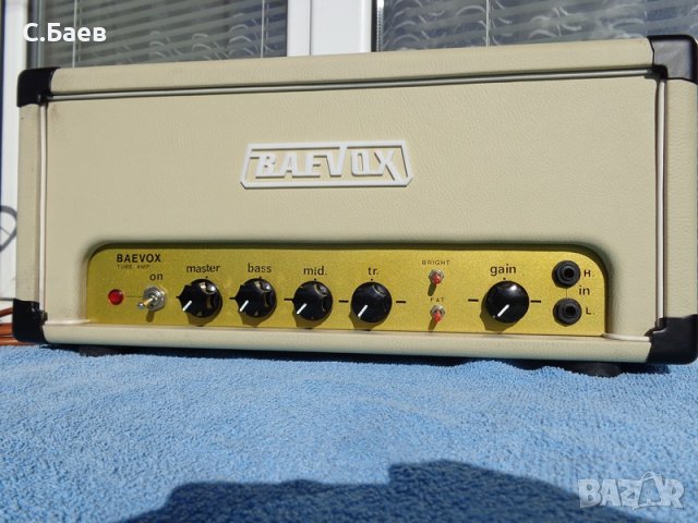 BAEVOX - лампова китарна глава 20 вата. tube amp., снимка 2 - Китари - 40227112