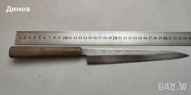 34 см оригинален Японски нож дамасков 