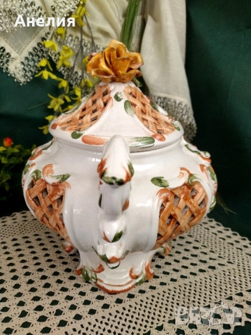 Съд от Италия майолика , снимка 8 - Декорация за дома - 51826951