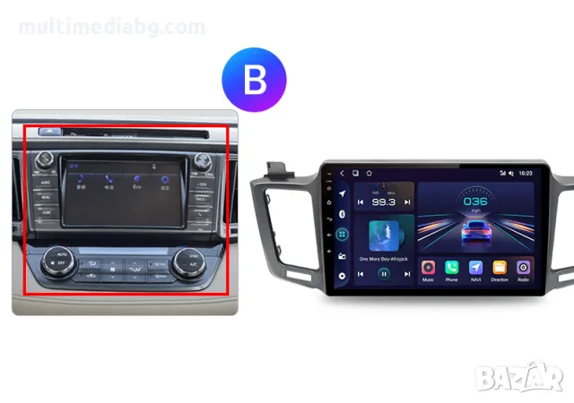 Toyota RAV 4 (2012-2018) Мултимедия Навигация Android, снимка 2 - Аксесоари и консумативи - 50035806