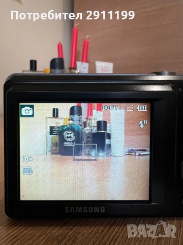 Фотоапарат Samsung 10.2 Mp с подаръци, снимка 5 - Фотоапарати - 53392673