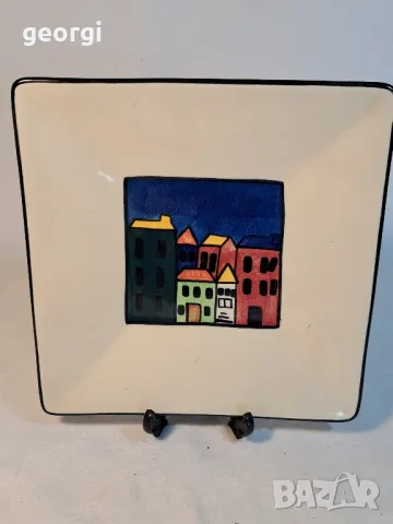 Temuka pottery Ноза Зеландия Керамична декоративна чиния   4/3