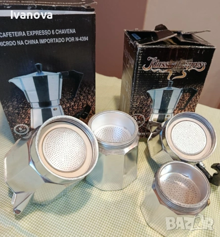 кафеварка кубинска за 6 чаши и 3чаши, снимка 5 - Аксесоари за кухня - 53587355