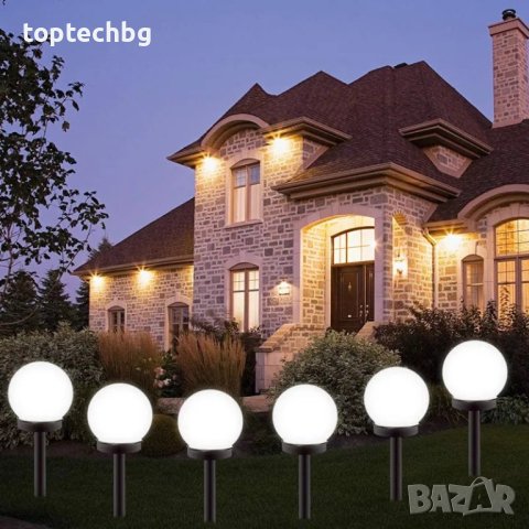 Соларни топки за градина 8 броя, снимка 3 - Соларни лампи - 40724177