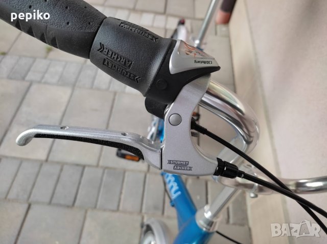 Продавам колела внос от Германия алуминиев сгъваем велосипед PONY SPORT 20 цола  SHIMANO STURMEY ARC, снимка 12 - Велосипеди - 33912226