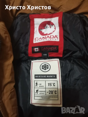 Мъжка зимна шуба CANADA WEATHER GEAR Размер L, снимка 6 - Якета - 52661459