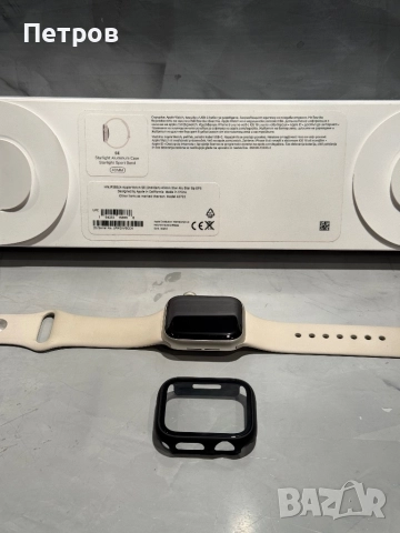 Apple Watch SE 2 gen 40mm  Starlight + подаръци, снимка 8 - Смарт гривни - 52665427