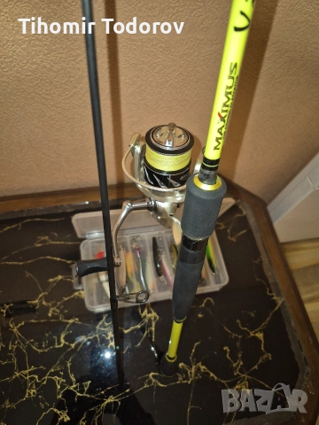 спининг комплект с примамки, снимка 8 - Въдици - 53127012