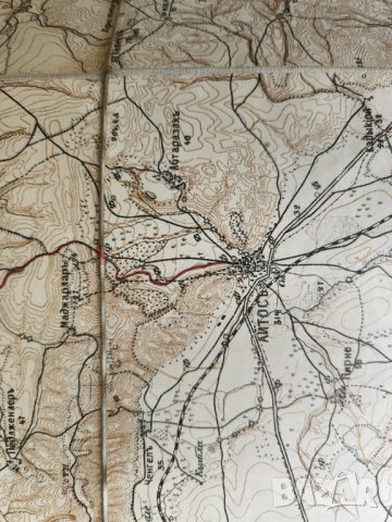 Стари карти и атласи от 19-20-ти век, военни руски, др.Исторически атласи на средновек. Б-ия и света, снимка 6 - Антикварни и старинни предмети - 41167782